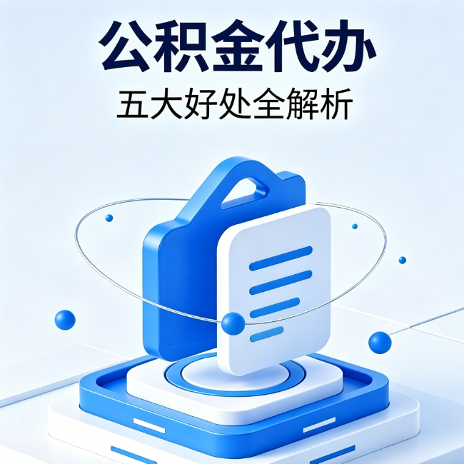 徐州公积金代办到底值不值？这5大好处让你少走弯路